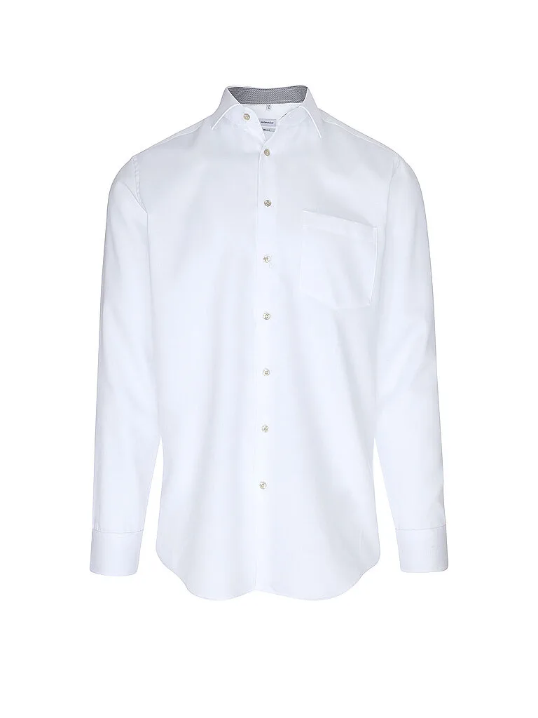 Hemd Regular Fit weiss 44 Herren - Seidensticker - FashionsVida