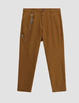Pantalone con catena uomo tabacco - Imperial - FashionsVida