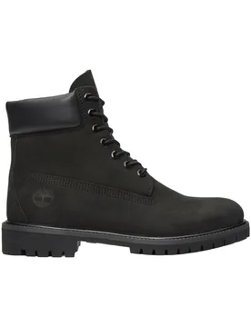 Bottes en cuir - Premium 6" Lace Up Waterproof Boot Black en Cuir - Taille 10,5 US - Noir - Timberland - FashionsVida