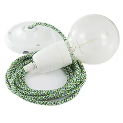 Cables Suspension Luminaire Rx05 Pixel 2 M Green / White One Size