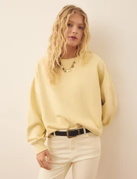 Sudadera fina oversize de mujer - Southern Cotton - FashionsVida