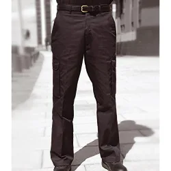 Mens Cargo Trousers (Black) - Size 40 Long
