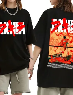 Japanese Science Fiction Cartoon Movie Anime Akira Shotaro Kaneda Graphic T Shirts Men Women Cotton Vintage Oversized T-shirts - Aliexpress - FashionsVida