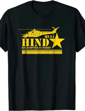 Soviet Russia MI-24 Hind Helicopter Gunship T-Shirt. Summer Cotton O-Neck Short Sleeve Mens T Shirt New S-3XL - Aliexpress - FashionsVida