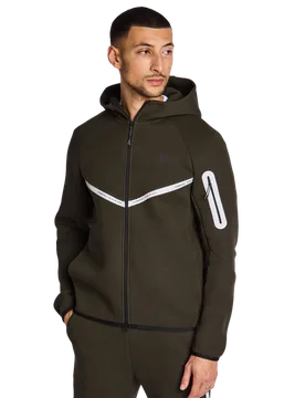 Tech Fleece Men Hoodies - Grey - Size S - Poly Fleece - Grey - Size: Small - Nike - FashionsVida