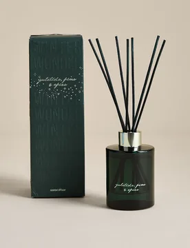 Yuletide Pine & Spice 100ml Diffuser Green Mix - M&S - FashionsVida