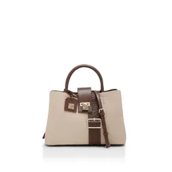 Womens Kess Bag Natural - Beige Fabric - One Size