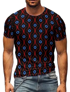Summer Sports Fantasy Art Men's 3D Printed Short Sleeve T-Shirt - Loose Fit - Aliexpress - FashionsVida