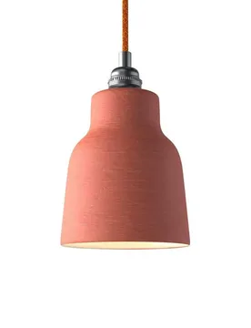 Cables Lampe Suspendue Avec Ampoule Vase Coral / White One Size - Creative - FashionsVida