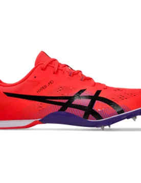 HYPER MD 8 Leichtathletik-Schuhe Unisex Flash Red/Black D (normal) 43,5 - Asics - FashionsVida