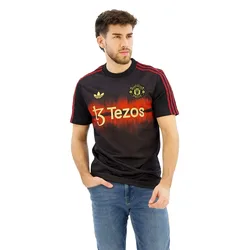 T-shirt à Manches Courtes Manchester United Cny Black M