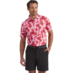 Puma Polo PTC Palm, weiß/weinrot m
