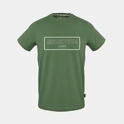 Mens T-Shirt In Military Green - Size Small