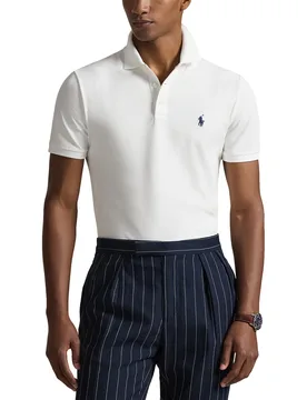 Polo Stretch Mesh, weiss s - Ralph Lauren - FashionsVida