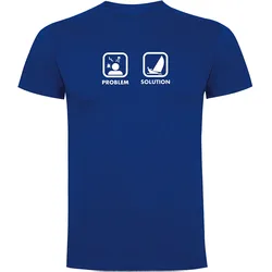Problem Solution Sail Short Sleeve T-shirt Royal Blue XL Men