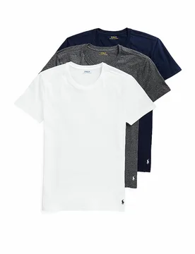 T-shirt confezione da 3 bianco XL - Ralph Lauren - FashionsVida