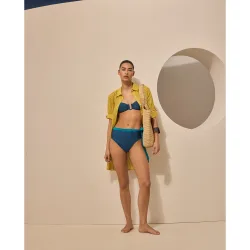Braga alta de bikini con detalle de lazo