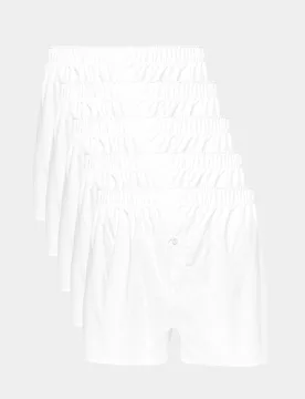 Pack Pure Cotton Woven Boxers White male - M&S - FashionsVida