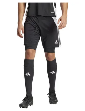 Short Tiro24 2in1 Training Black / White 2XL - Adidas - FashionsVida