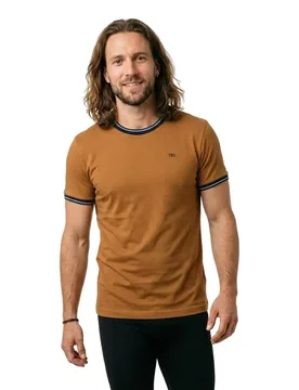 T-shirt à Manches Courtes Dareltee Teck / Brown 3XL - TBS - FashionsVida