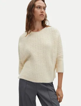 Strickpullover Tumelda Weiß M - someday - FashionsVida