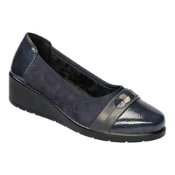 Wärme-Ballerina „Bärbel“ blau 37 Damen