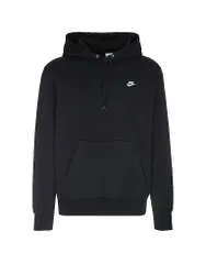 Felpa con cappuccio da uomo NK Club French Terry nero M