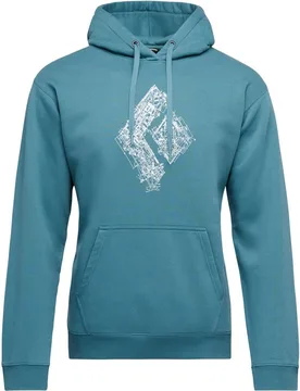 Sudadera de hombre M Engineered Diamond Po Hoody - Black Diamond - FashionsVida