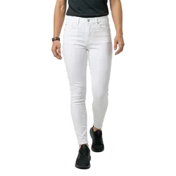 Jeans A Vita Alta Skinny White 28