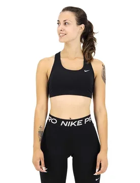 Soutien-gorge De Sport à Impact Moyen Reconditionné Black / White S - Nike - FashionsVida