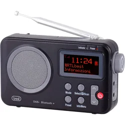 Radio Portable 7f80 Black One Size unisex