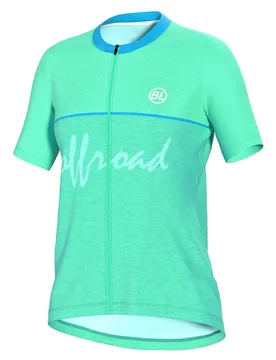 Maglia A Maniche Corte Pedavena Mint Green - Bicycle Line - FashionsVida