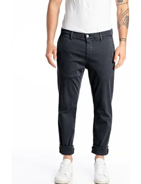 Chino de hombre slim fit de algodón elástico - Replay - FashionsVida