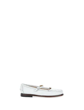 Mocassini con cinturino BIANCO 6.5 - Sebago Docksides - FashionsVida