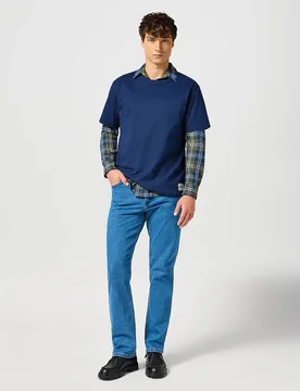 Maglietta A Maniche Corte 112357358 Navy L - Wrangler - FashionsVida