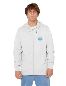Sweat-shirt à Zip Wettie Passage Icon Grey Marle XL - Rip curl - FashionsVida