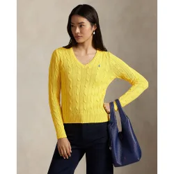 Jersey de mujer de algodón en punto de ochos
