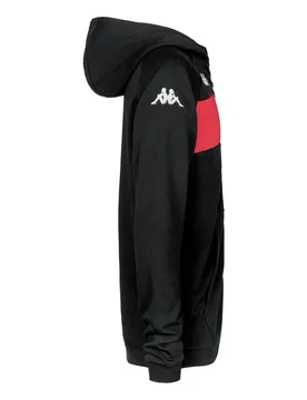 Sweat-shirt à Zip Dacciozi Black / Red 8 Années Garçon - Kappa - FashionsVida