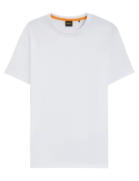Orange T-Shirt mit Logo Tegood Weiß L - BOSS - FashionsVida