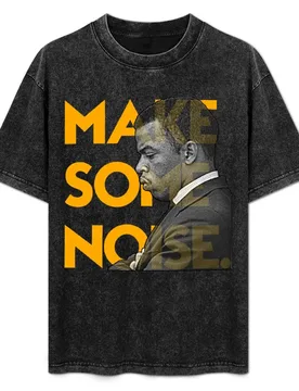 John Lewis // Make Some Noise Good Trouble FanArt T-Shirt Holiday Party Tee Shirt - Aliexpress - FashionsVida