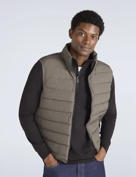 Light Cosi Mens Marl Gilet - Green - Animal - FashionsVida