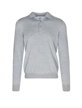 Poloshirt hellgrau 52 Herren - Gran Sasso - FashionsVida