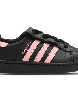 Superstar Baby Shoes - Black - Size 8K - Leather - Black - Size: 8K - Adidas - FashionsVida