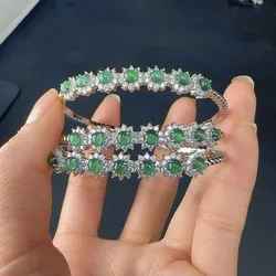 Natural A jadeite ice blue egg surface bracelet (choose one of the best in diversity)