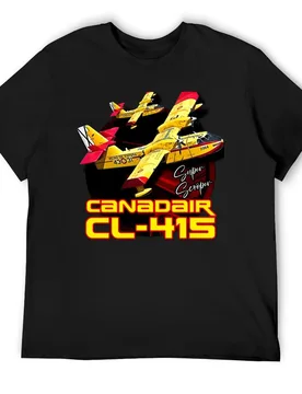 Canadair cl-415 Super Scooper firebomber Aircraft T-Shirt heavyweights topping shirts graphic tees slim fit t shirts for men - Aliexpress - FashionsVida