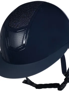Reithelm SHINY DIAMOND dunkelblau 53-55cm - HKM - FashionsVida