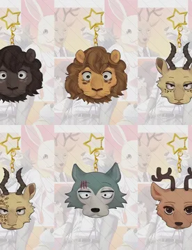 CM Hot Anime BEASTARS Acrylic Keychain Cosplay Charm Characters Ornament Accessories Good Christmas Gifts - Aliexpress - FashionsVida