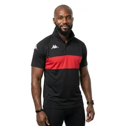 Polo à Manches Courtes Dianetti Black / Red 2XL
