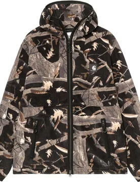 Polaire sherpa confortable - Blevin Liner Fleece Camo Feather Tree Black - Taille M - Kaki - Carhartt WIP - FashionsVida