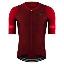 Maglia A Maniche Corte Mendi Maroon / Red